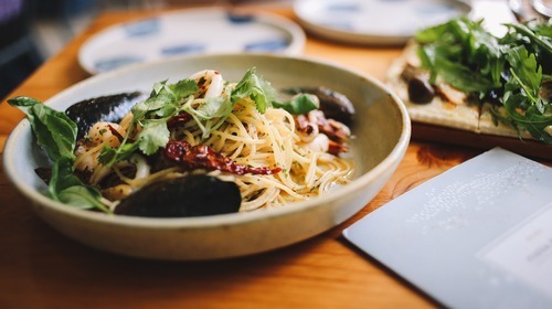 Spagetti som hurtig lunsj Spagetti som hurtig lunsj